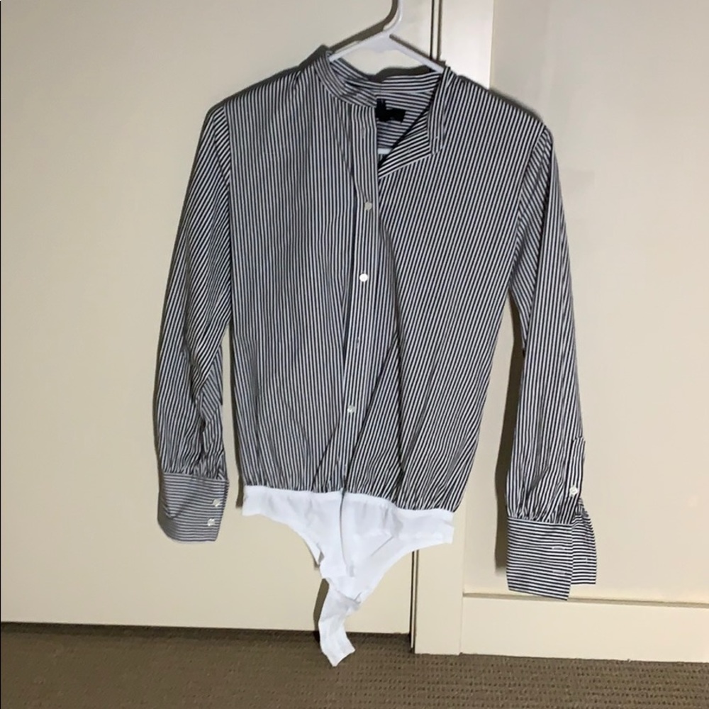 Striped J Crew Button Down Shirt